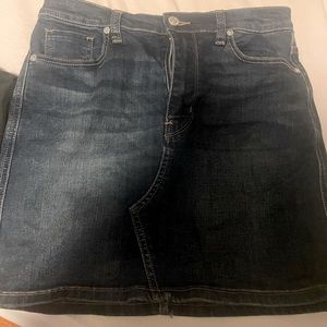 Women's Blue Jean Denim Mini Skirt Size 26 Small